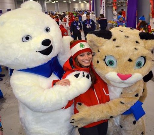 La patinadora ha mostrado su espontaneidad en Sochi donde se ha tomado fotos y las ha publcado en Facebook.