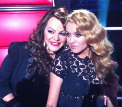 Paulina Rubio también tuvo la oportunidad de entablar una amistad con la cantante.