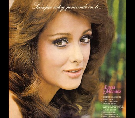 Lucía Méndez, actriz y cantante de México.