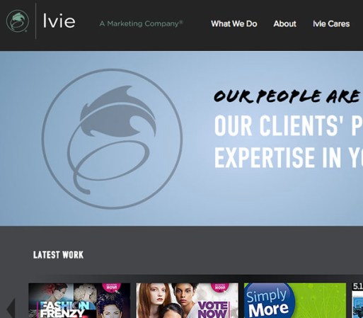 Ivie & Associates<br /><br />Industria: Marketing<br /><br />Puestos de trabajo: Diseñador gráfico, Diseñador de Web, Líder de los medios de comunicación<br /><br />Las plazas son para: Arkansas, Idaho, Illinois, Missouri, Oklahoma, Texas