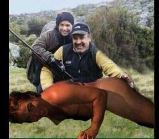 Si Cristian Castro fuera un animal, así lo imaginan como presa de cacería de la cantante Lucero.