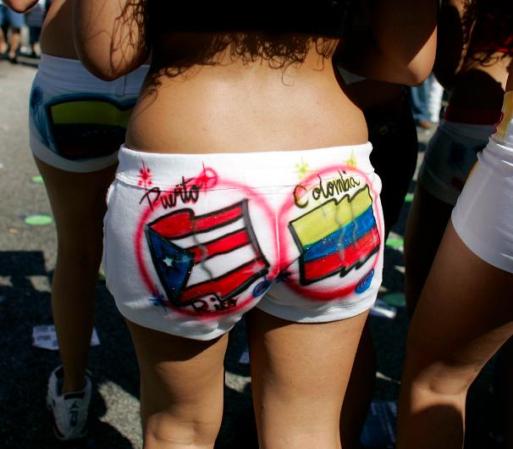 Y otras personas también saben muy bien cómo hacer destacar sus colores patrios...