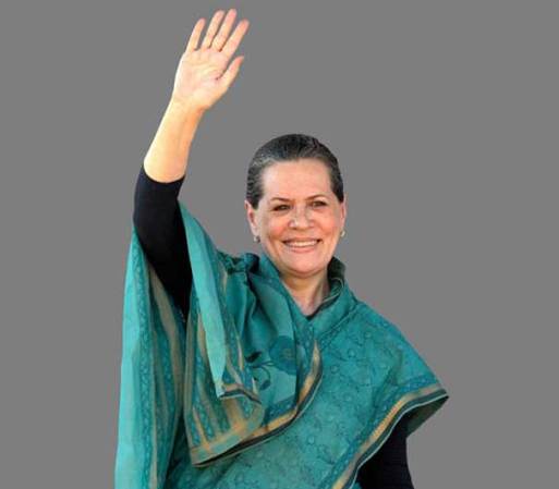 # 9: Sonia Gandhi tiene 66 años de edad y es la presidente del congreso nacional de India.