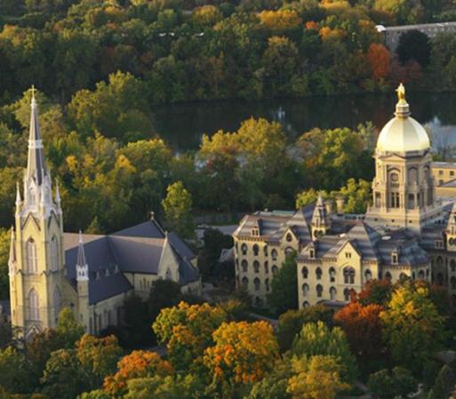 Por último, en el 12vo. puesto, se coloca la University of Notre Dame.