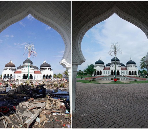 Las costas de Indonesia, India, Sri Lanka y Tailandia se llenaron de cadáveres tras el terremoto del océano Índico.