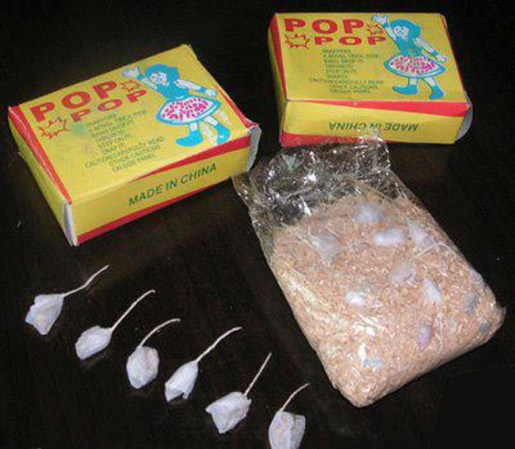 La cebollita, que muchos padres les daban a sus hijos en Navidad para que jugaran como si fueran fuegos artificiales.