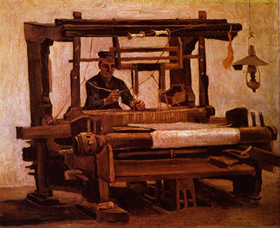 "El tejedor en el telar" 1884