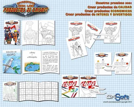 Libros infantiles, colorear, cuentos y mucho+ desde 2.00 mn.