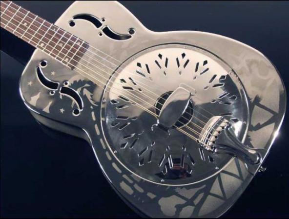 ESTO ES UNA GUITARRA!!! Precio: 150 cuc.... Es una dobro con su cajón completamente metálico(de hierro). La guitarra costo, hace unos años cuando la trajeron 700 dolares. Tiene afinación perfecta, no trastea ningún espacio. No esta nueva como la de la foto pero tiene ese mismo modelo y aun puede durar 20 o 30 años mas.