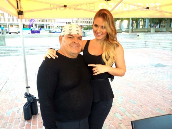 Kimberly nos contó que está enamorada.....de Boston. Así que seguro volveremos a verla.