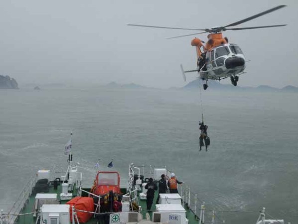 Caos y desesperación tras increíble naufragio en Surcorea.