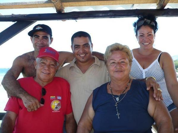 en una playa de la isla