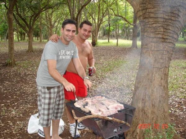 BBQ en el parque Lenin