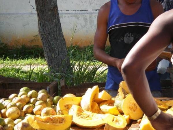 Calabaza en la feria de La Habana del Este.En el parqueo detras del CUPET .