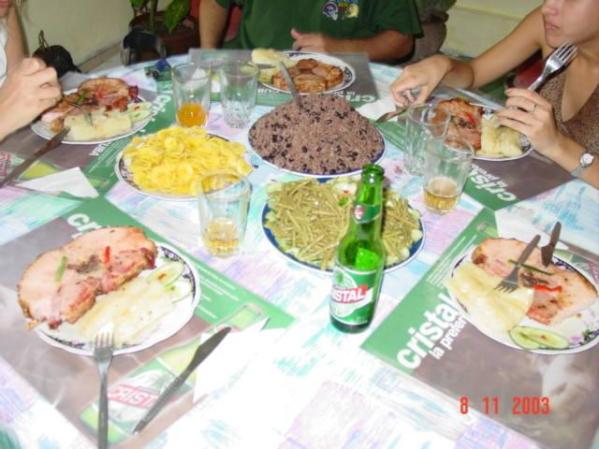 UNA RICA COMIDA CUBANA EN SANCTI SPIRITUS.