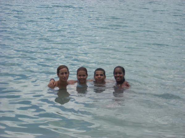 en el caol?n con mis primos y amigas