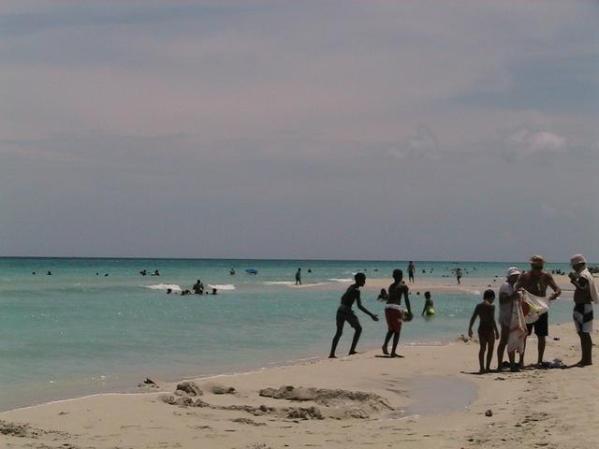 La playa de Varadero ( calle 24 )