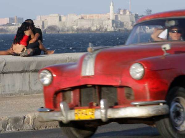 Escena en el Malecón.