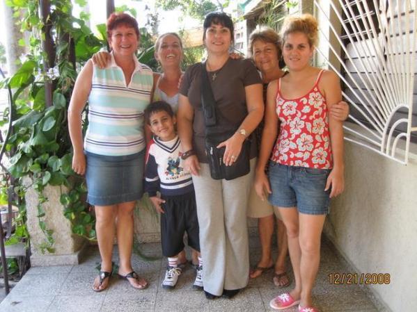 isa en cuba con mi familia.