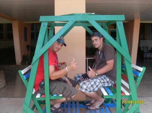de vacaciones en el hotel ancon yo y mi cu?ado