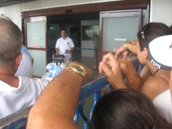 Llegando a Cuba