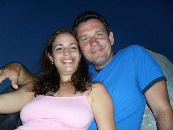 Yudi y yo en el malecon de manzanillo