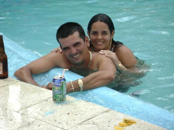 mi esposa y yo en cuba