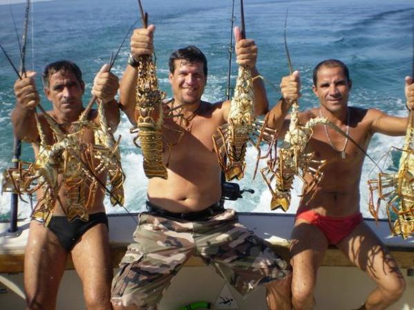 Pesca de Langostas y Picuas.