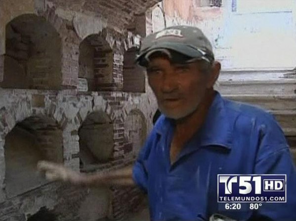 Tras su descubrimiento en 1965, "Josefa" quedó desprotegida en su nicho, expuesta a los curiosos que iban a verla.