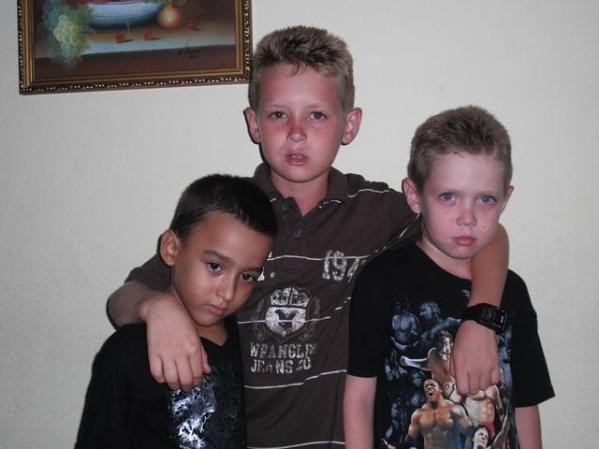 mis tres hijos