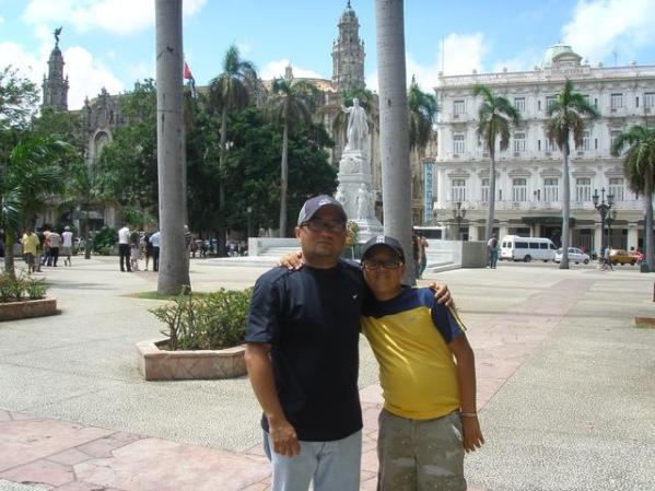 mi hijo y yo viaje a cuba