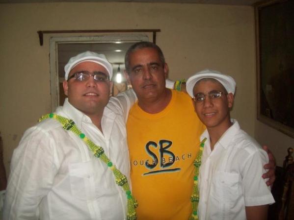 con mi papa cuando mi hermano y yo salimos de IFA.