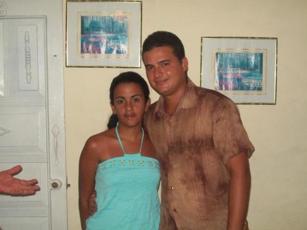 julito y jenny q nos ibamos para la disco.