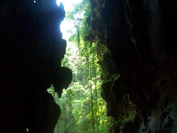 saliendo de la cueva en vinales