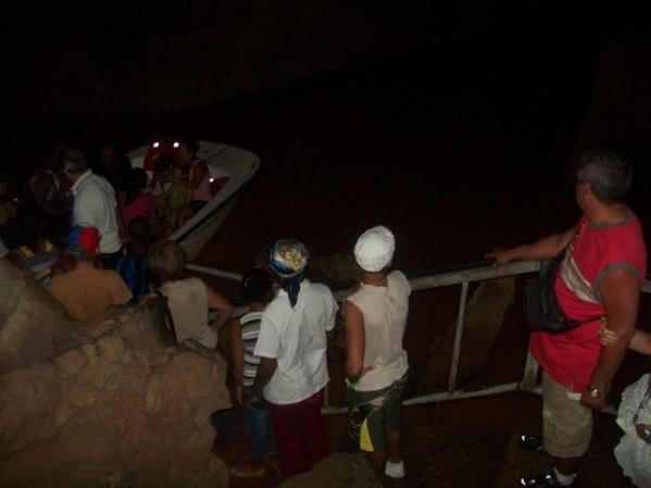 llegando al bote al fin