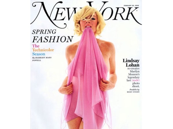 Lindsay Lohan en New York (febrero, 2008).