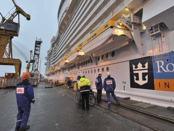 El "Allure" en su proceso de construcción.