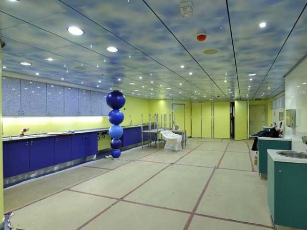 El "Allure" en su proceso de construcción.