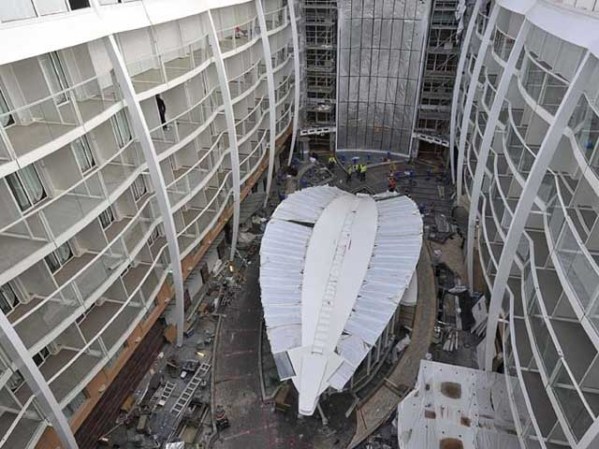 El "Allure" en su proceso de construcción.