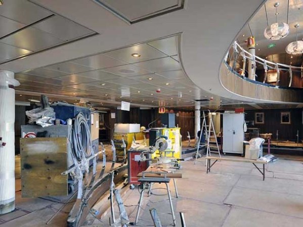 El "Allure" en su proceso de construcción.