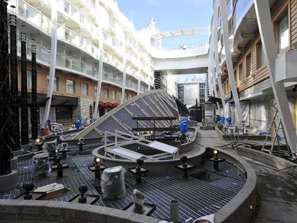 El "Allure" en su proceso de construcción.