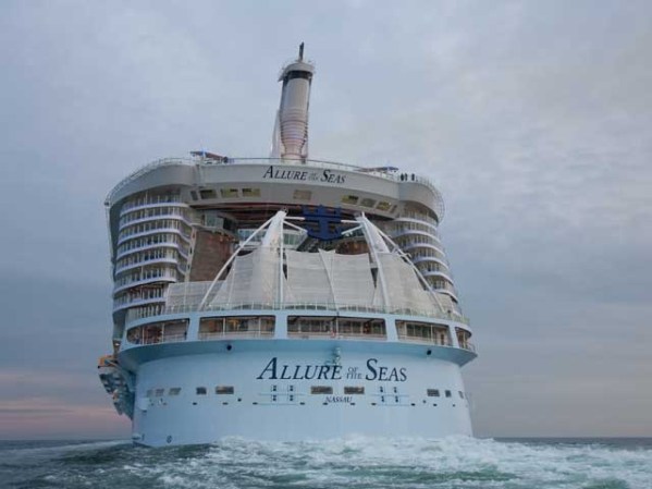 El "Allure of the Seas" es el hermano gemelo de "Oasis of the Seas".