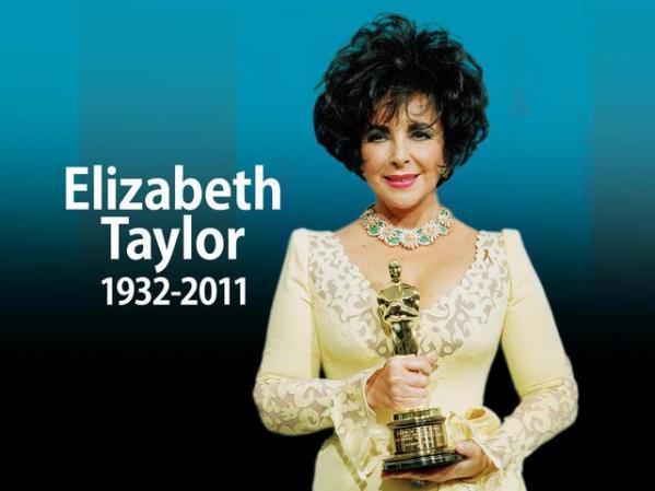 23 de Marzo, 2011: Fallece la actriz de origen ingles Elizabeth Tylor producto de una deficiencia cardiaca. Tylor fue ganadora de dos premios Oscar.