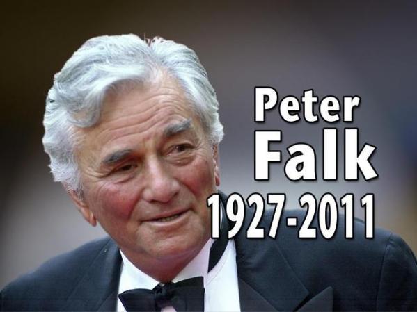 Junio 24, 2011: Peter Falk, el actor conocido en el mundo como el detective "Columbo", ha muerto. Tenía 83 años. Falk murió el jueves por la noche en su casa de Beverly Hills, según el amigo de la familia Larry Larson.