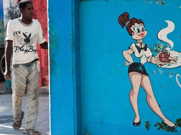 12 DE JULIO, 2011: Foto tomada en una cafetería de La Habana.