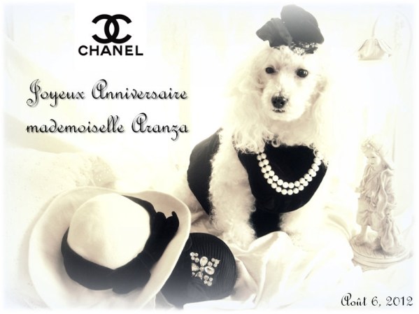 Celebracion cumpleaños Aranza vestida de Chanel