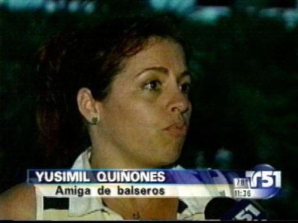 Yusimil Quiñones, que dijo tener amigos entre los balseros de este grupo, también vive difíciles momentos de duda.