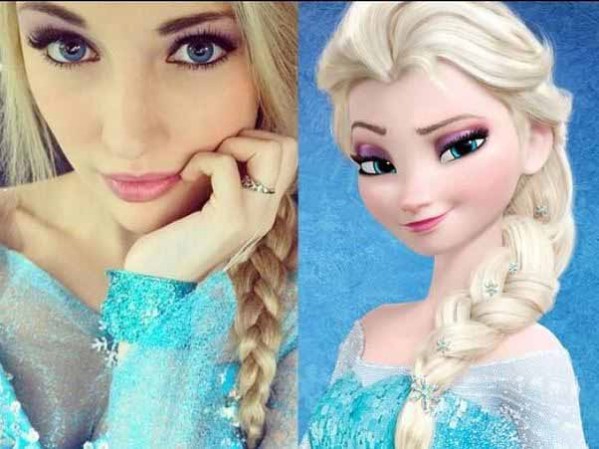 Anna Faith: La joven real que parece salida de un cuento de Disney.