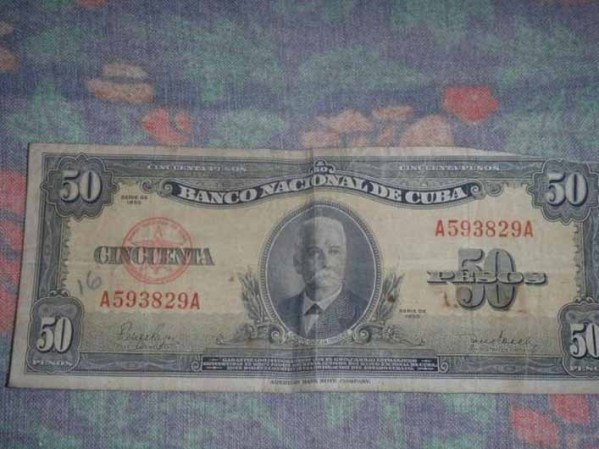 Billetes antiguos más fotos del 50.