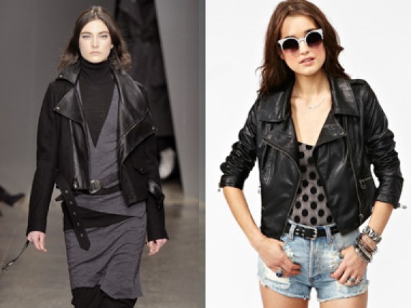 Donna Karan propone looks rudos, pero siempre femeninos. Logra el estilo, combinando tu top de cuello de tortuga, con una chaqueta como ésta de Nasty Gal, $78